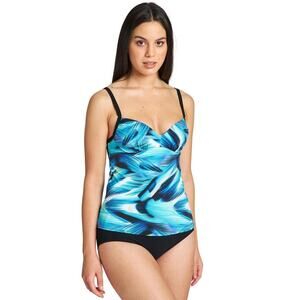 Arena W Women's Flavia Tankini Black-Multicolor Size Medium